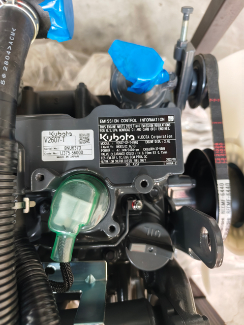 久保田V2607电喷发动机总成1J375-56000适用于海斯特叉车美四欧五发动机47.3KW/2400转