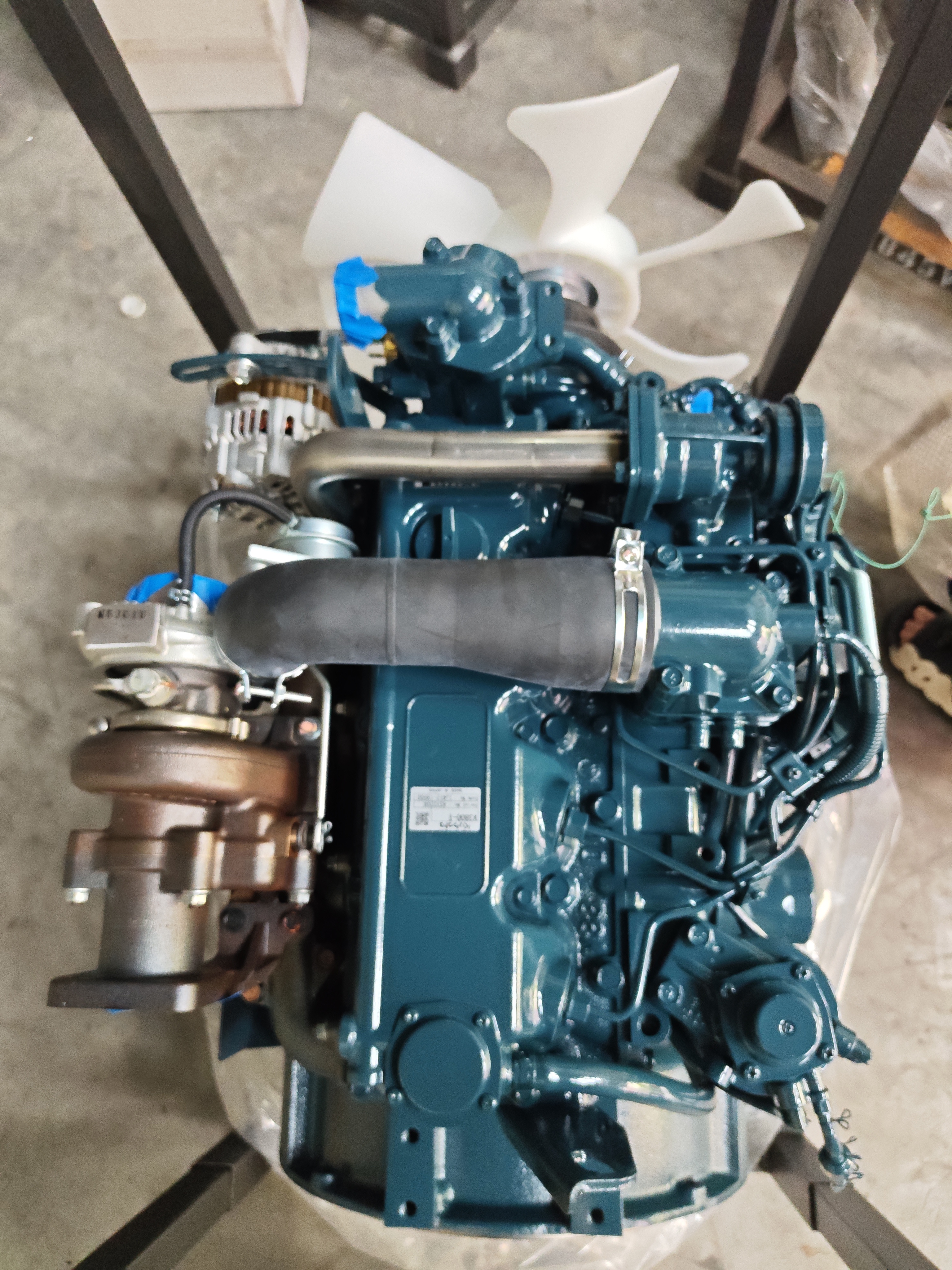 久保田V3800发动机总成1J412-19000 带EGR 2200转62.5KW适用于叉车