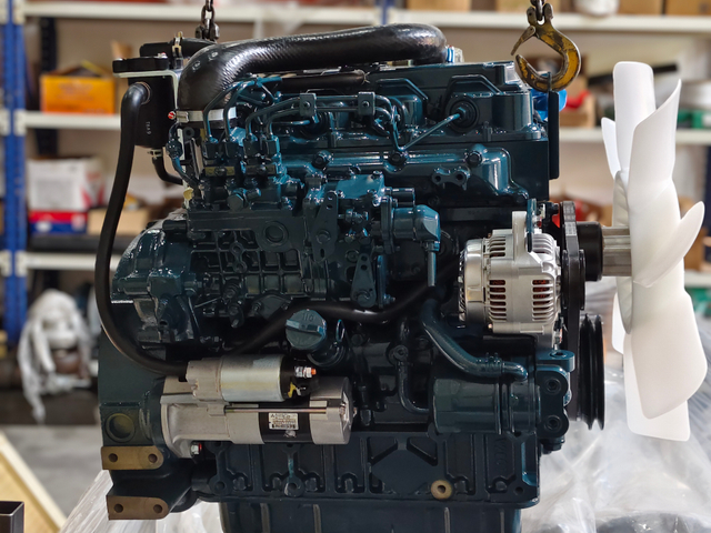 久保田kubota发动机总成V2403-M-E3B-CFL-1发动机1J476-19000（欧三A排放 豁免标签）用于叉车2400转34.61KW