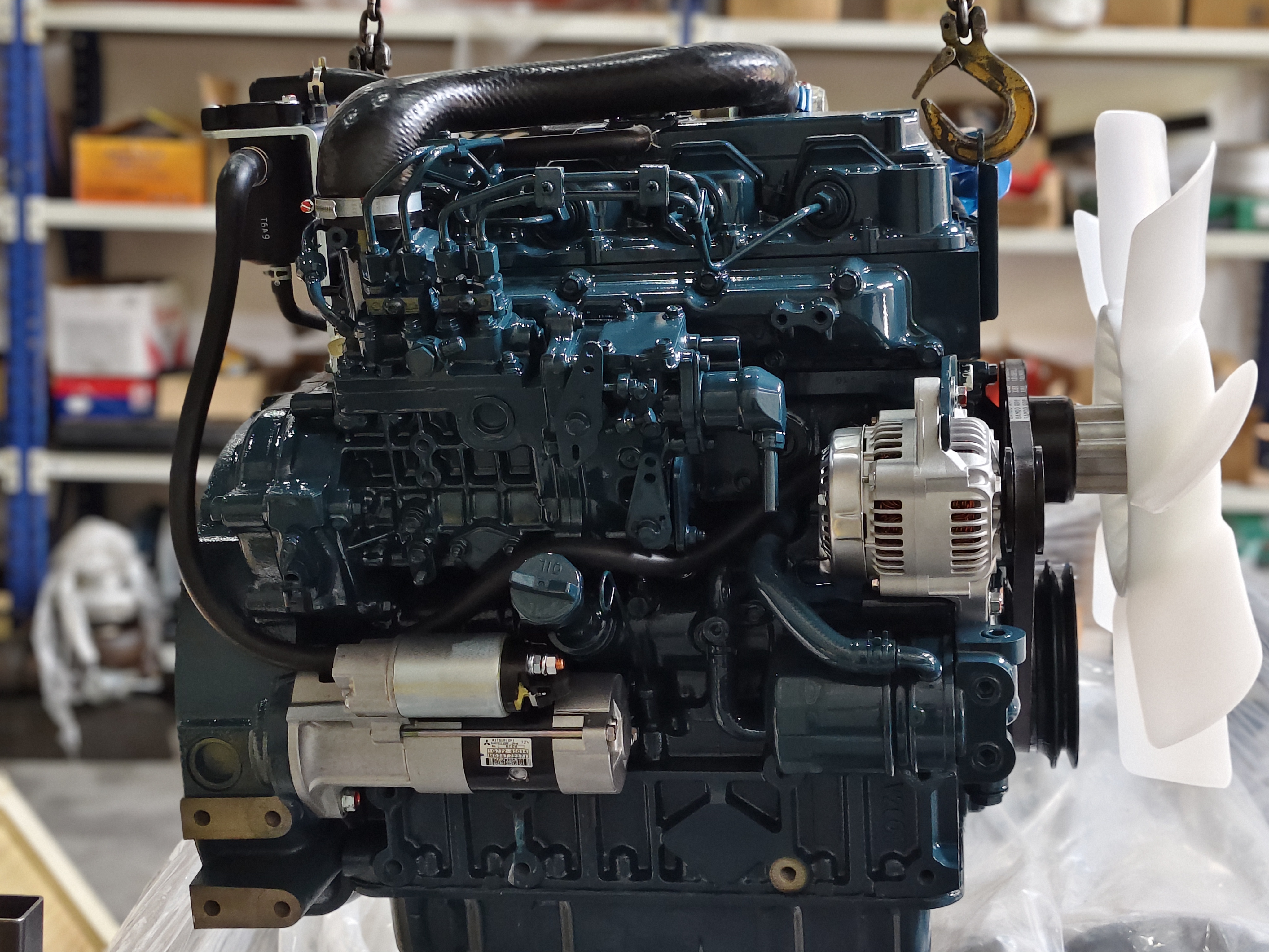 久保田kubota发动机总成V2403-M-E3B-CFL-1发动机1J476-19000（欧三A排放 豁免标签）用于叉车2400转34.61KW