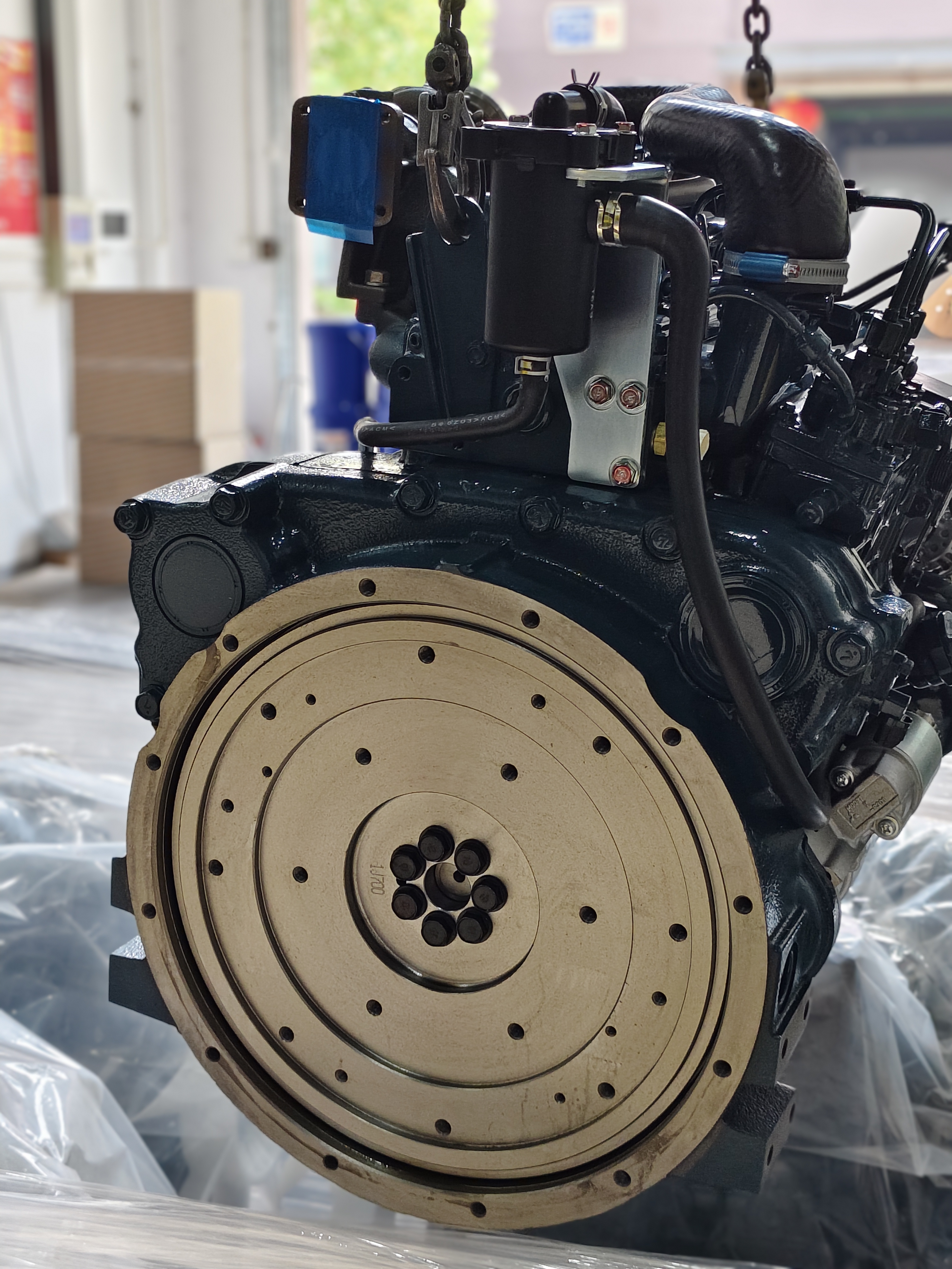 久保田kubota发动机总成V2403-M-E3B-CFL-1发动机1J476-19000（欧三A排放 豁免标签）用于叉车2400转34.61KW